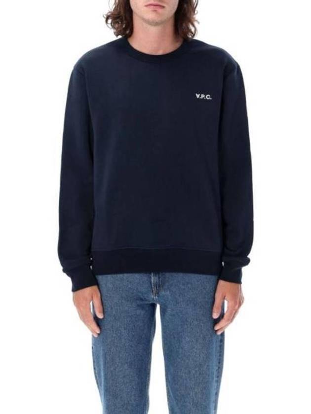 Boxy Petit VPC Sweatshirt Dark Navy - A.P.C. - BALAAN 3