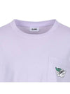 Flee loose fit round neck short sleeve T-shirt MW3SE060VIO - P_LABEL - BALAAN 4