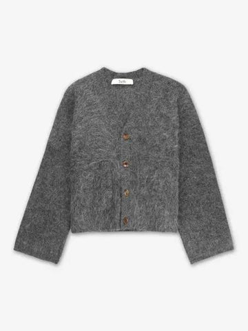 Lee Cardigan Gray Melange WFW24LEEGRE - SEFR - BALAAN 1