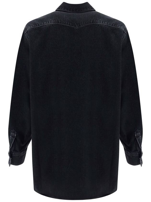 Karty Denim Long Sleeve Shirt Black - ACNE STUDIOS - BALAAN 3