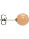 Silver & peach stud earrings - DRIES VAN NOTEN - BALAAN 2