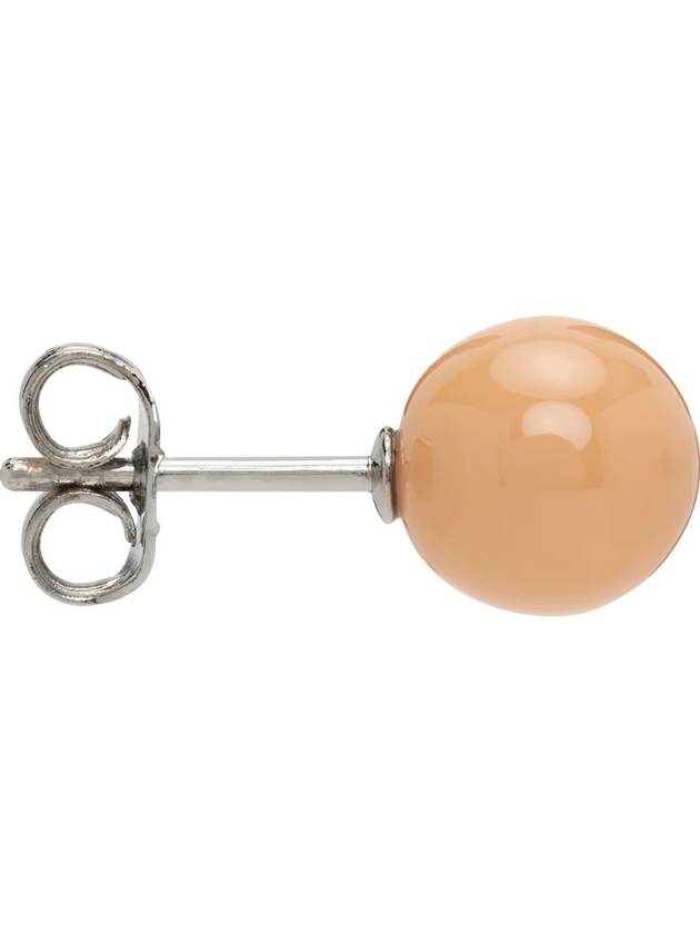 Silver & peach stud earrings - DRIES VAN NOTEN - BALAAN 2