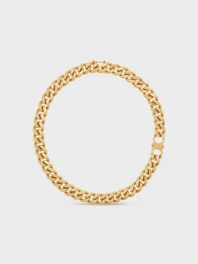 Triomphe Gourmet Necklace Gold Finish Brass - CELINE - BALAAN 2