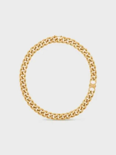 Triomphe Gourmet Necklace Gold Finish Brass - CELINE - BALAAN 1