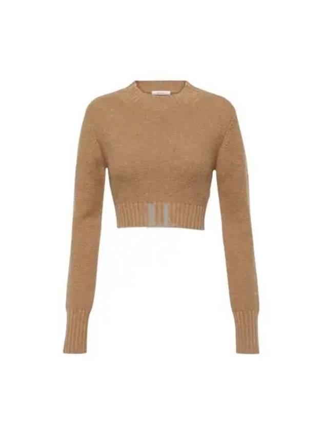 Kaya Cashmere Knit Top Brown - MAX MARA - BALAAN 2