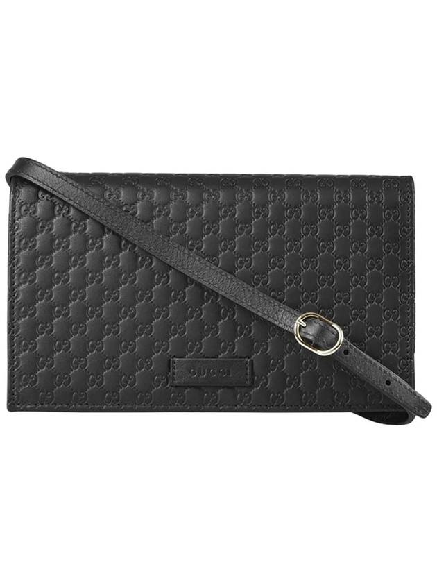 Microssima Strap Wallet Cross Bag Black - GUCCI - BALAAN 2