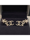 Big Star Crystal CC Logo Earrings Gold - CHANEL - BALAAN 5