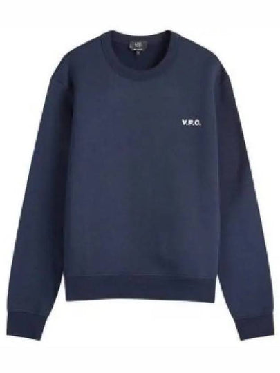 Boxy Petit VPC Sweatshirt Dark Navy - A.P.C. - BALAAN 2