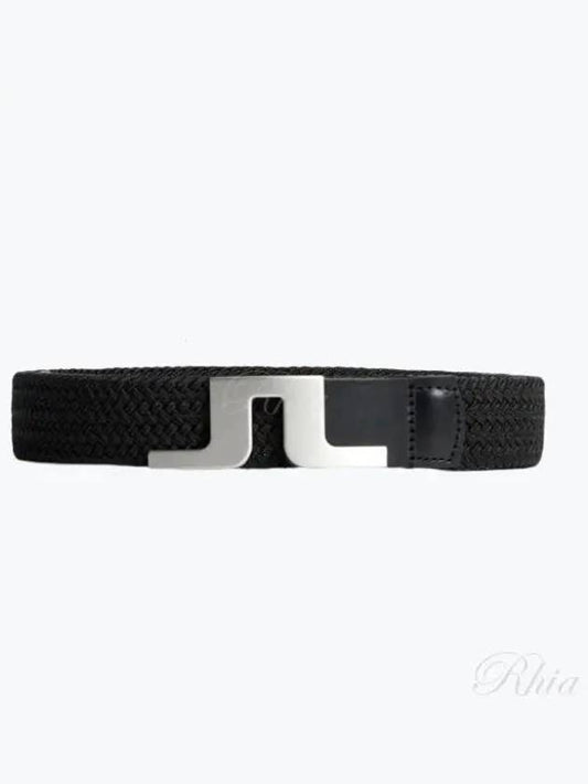 Men's Berry Elastic Belt Black - J.LINDEBERG - BALAAN 2