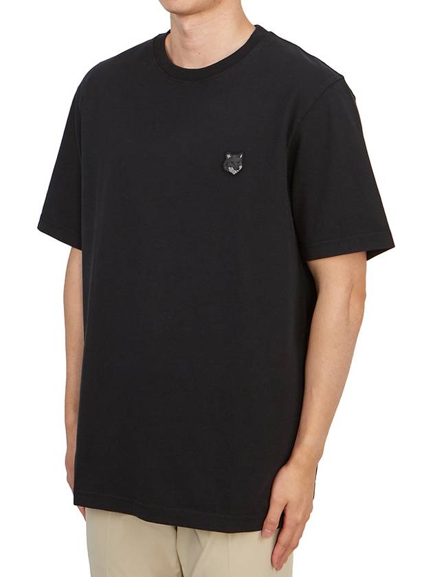 Bold Fox Head Patch Comfort Short Sleeve T-Shirt Black - MAISON KITSUNE - BALAAN 3