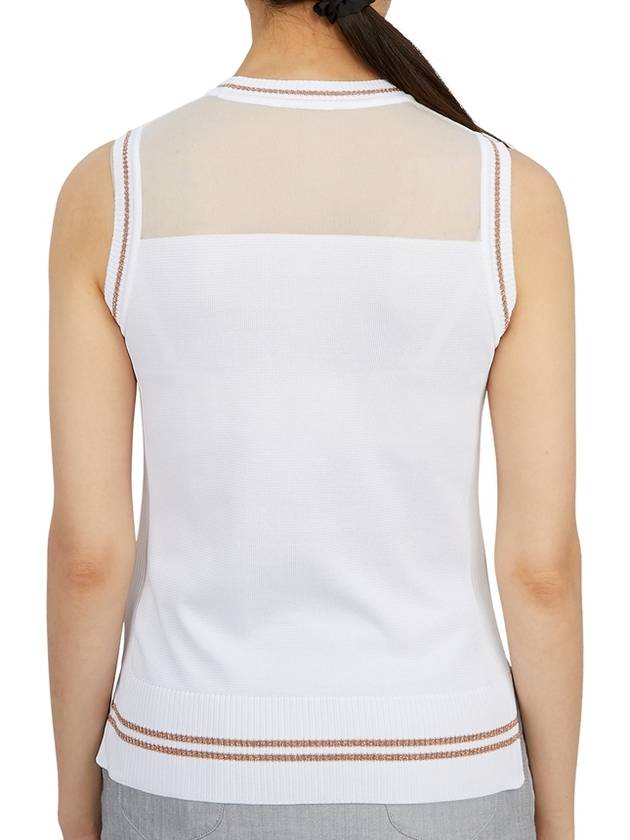 Women's CD6 IVCV Vest White - MARK & LONA - BALAAN 5