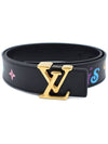 Women s Louis Vuitton M0078U Black Monogram LV New Wave 35MM Belt 90 gt Gangbuk used luxury goods - LOUIS VUITTON - BALAAN 2