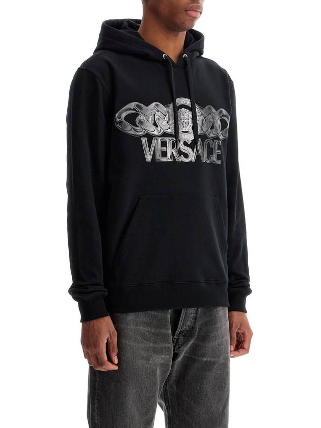 'hooded sweatshirt with medusa - VERSACE - BALAAN 2