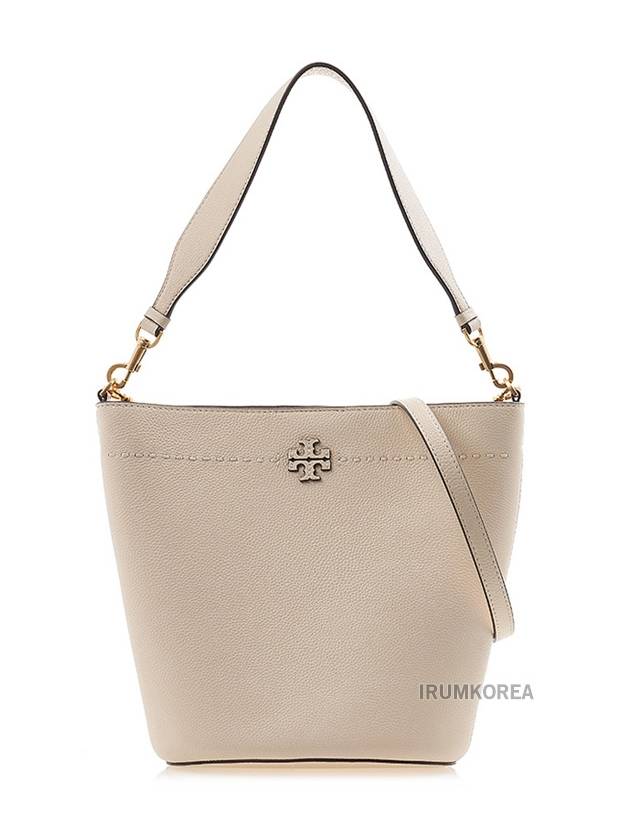 McGraw Logo Bucket Bag Beige - TORY BURCH - BALAAN 2