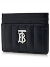 Lola Quilted Card Wallet Black - BURBERRY - BALAAN 3