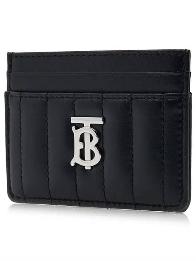 Lola Quilted Card Wallet Black - BURBERRY - BALAAN 3