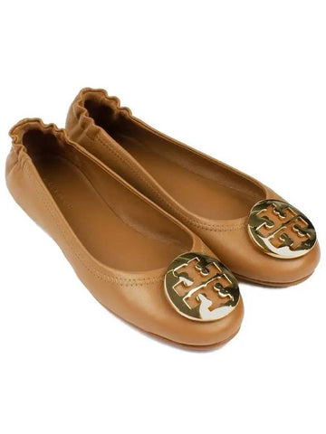 Mini Travel Ballet Shoes Royal Tan 50393 - TORY BURCH - BALAAN 1