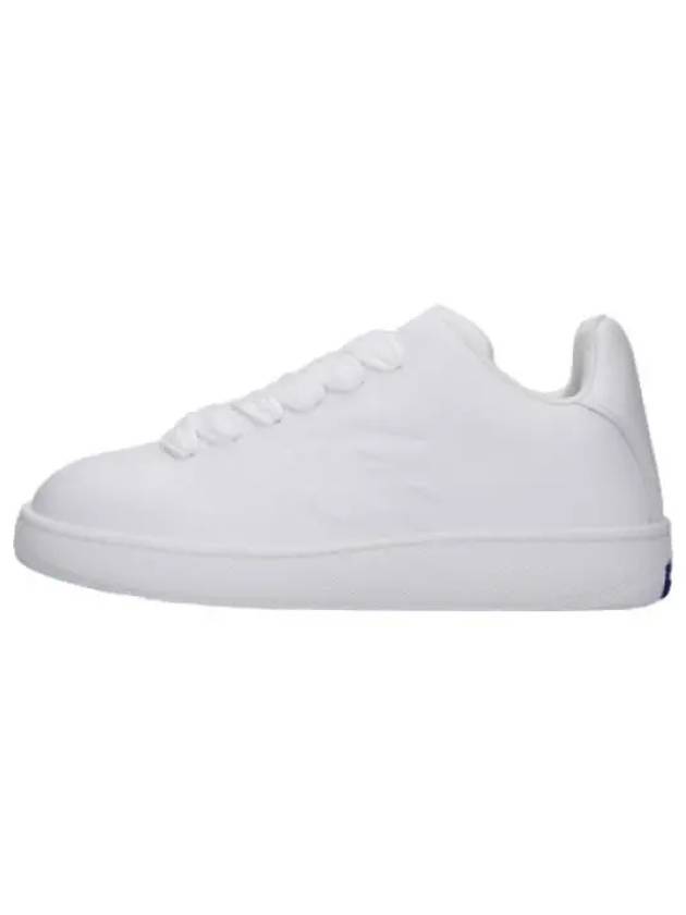 leather box sneakers white - BURBERRY - BALAAN 1