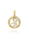 Virgo Zodiac Dangle Bracelet Charm Gold - PANDORA - BALAAN 4