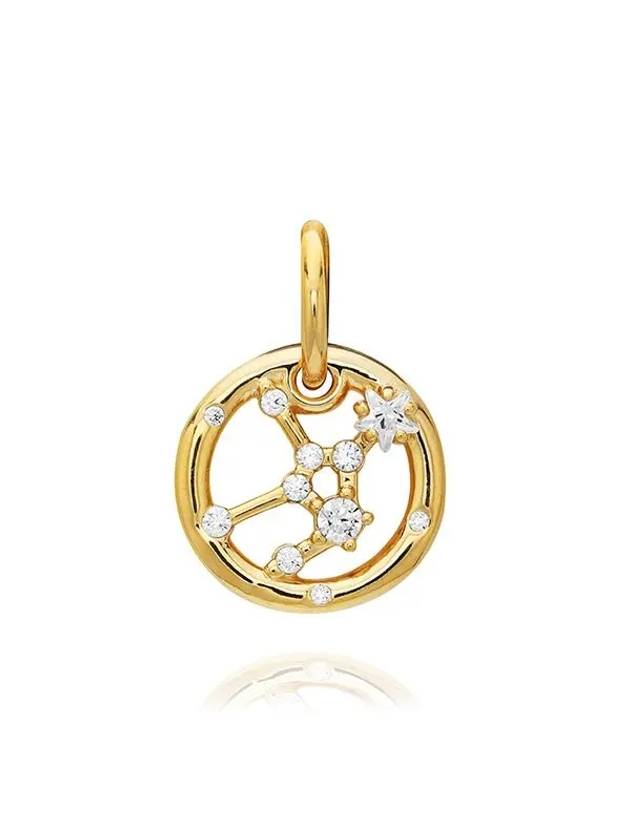 Virgo Zodiac Dangle Bracelet Charm Gold - PANDORA - BALAAN 4