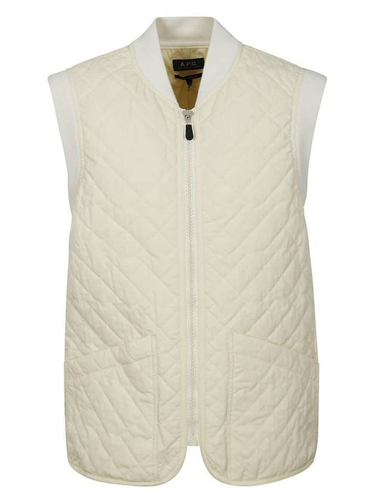 Quilted Vest Ivory - A.P.C. - BALAAN 2