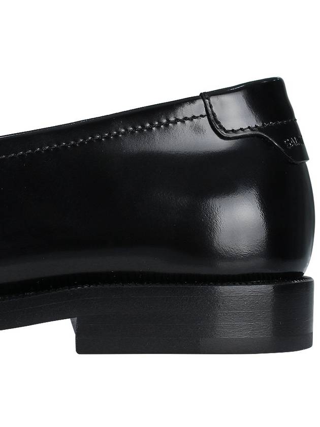 Women's Monogram Le Penny Loafer Black - SAINT LAURENT - BALAAN 8