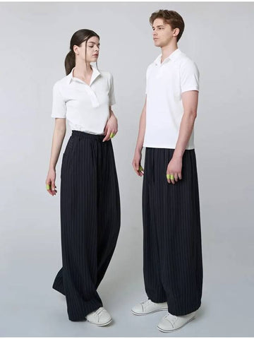 AU41PT11 Striped Wide Pants_Dark Navy - ATHPLATFORM - BALAAN 1