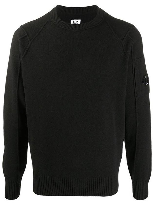Lens Wappen Sweatshirt Black - CP COMPANY - BALAAN 1