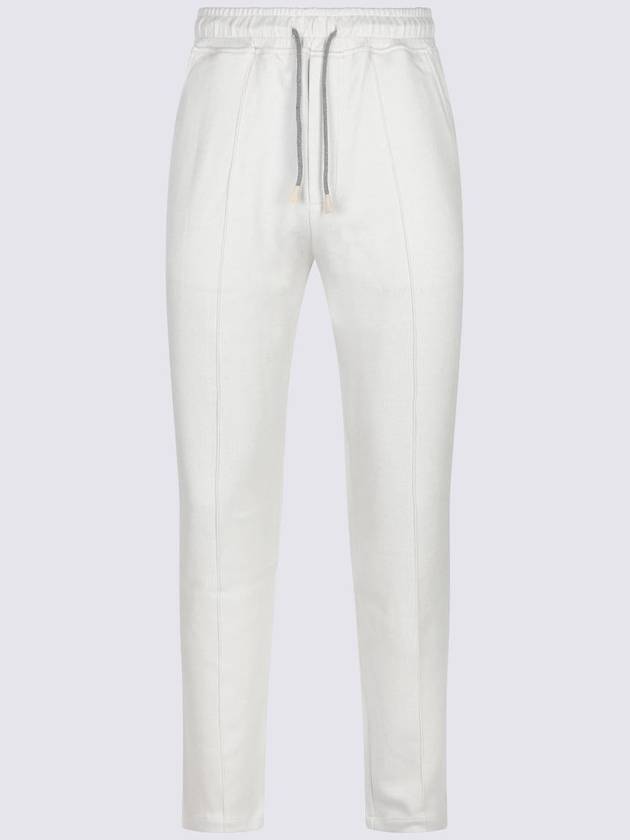 Eleventy White Cotton Pants - ELEVENTY MILANO - BALAAN 1