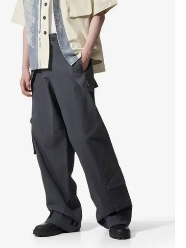 A COLD WALL Overlay Cargo Pants Slate ACWMB276SLATE - A-COLD-WALL - BALAAN 1