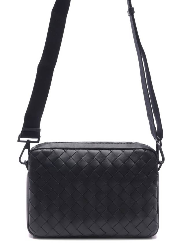 Intrecciato Cross Bag Black - BOTTEGA VENETA - BALAAN 5