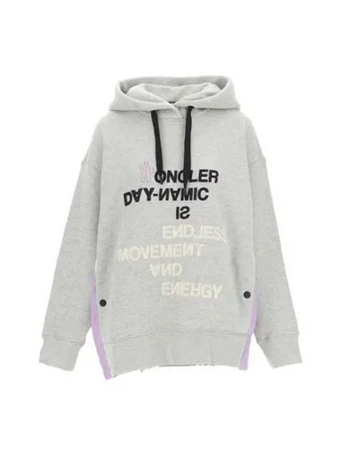 8G00011 899RH 910 logo embroidery hoodie - MONCLER - BALAAN 1