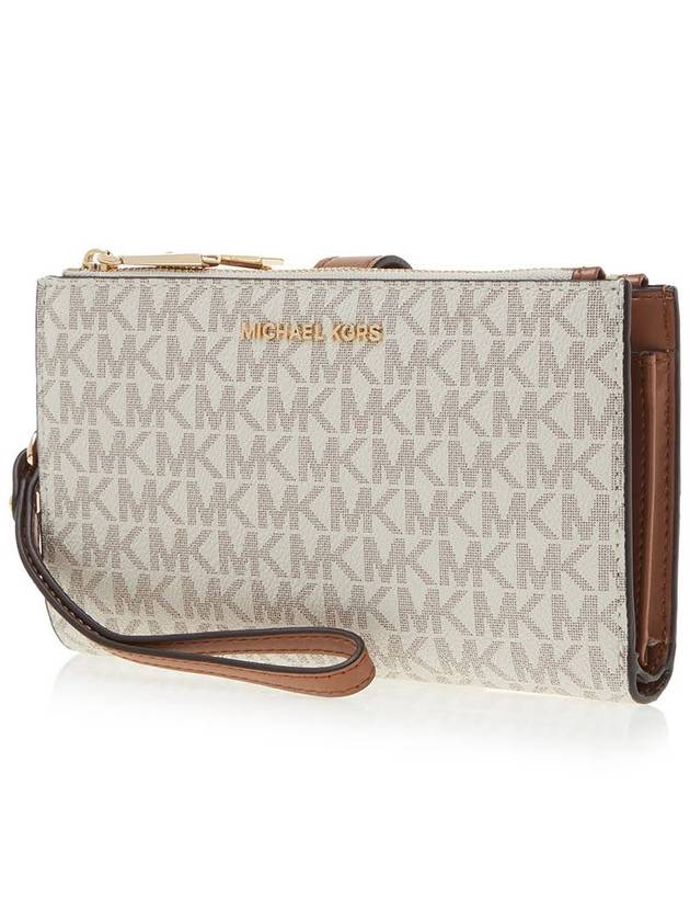 Jet Set Canvas Long Wallet Vanilla - MICHAEL KORS - BALAAN 3