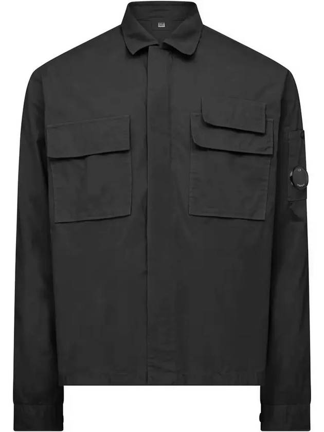 CP Company Long Sleeve Shirt 17CMOS135A 005783G999 BLACK - CP COMPANY - BALAAN 3