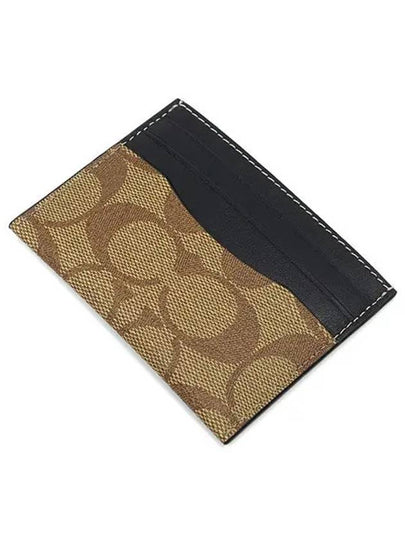 Signature Canvas Slim Card Case CQ031 QBTN2 - COACH - BALAAN 2