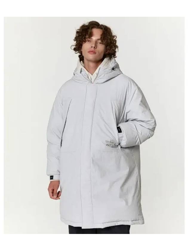 Sports long down parka gray - REEBOK - BALAAN 1