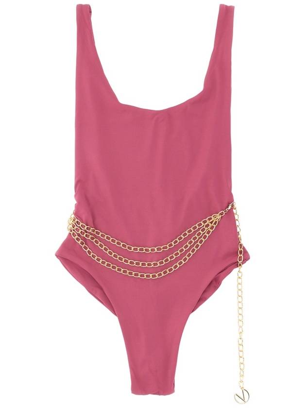 EKATERINA ONE PIECE SWIMSUIT WITH JEWEL BELT - LA REVECHE - BALAAN 6