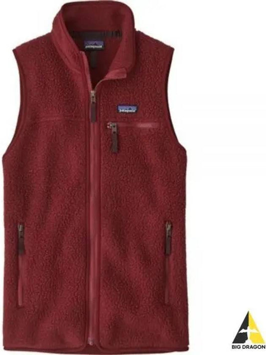 Retro Pile Fleece Vest Red - PATAGONIA - BALAAN 2