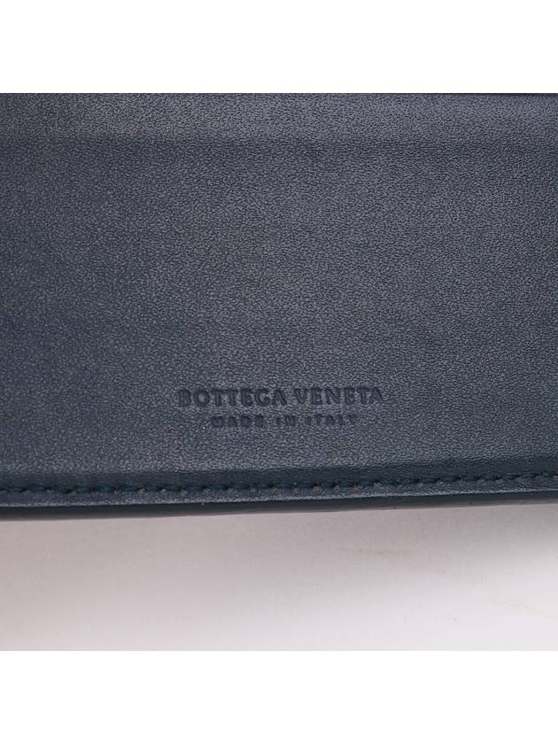 Intrecciato Navy Men s Bicycle Wallet - BOTTEGA VENETA - BALAAN 9