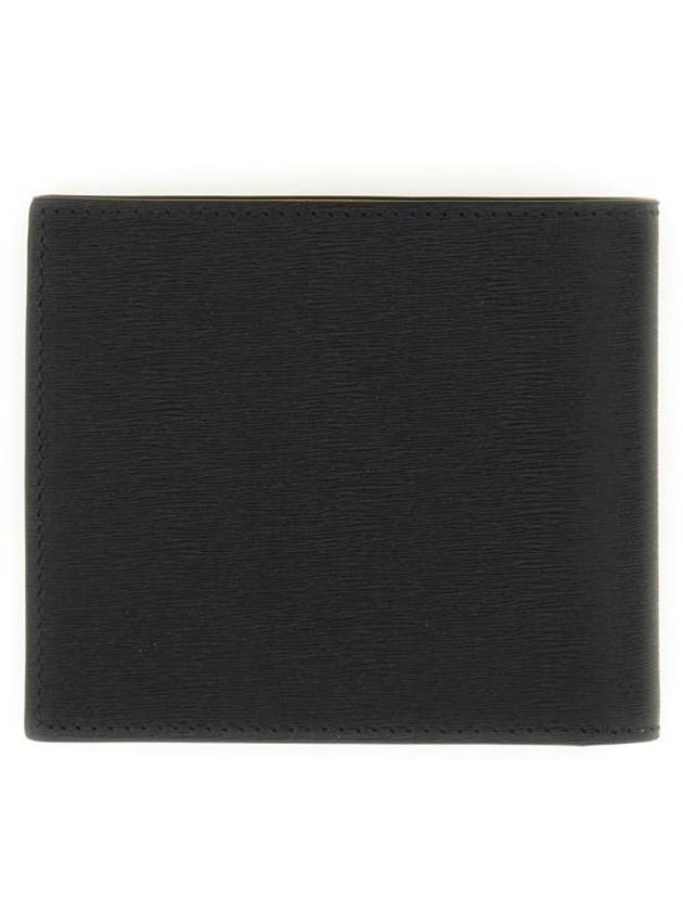 Men's Logo Print Half Wallet Black - PAUL SMITH - BALAAN 1