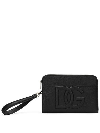 Dolce & Gabbana Clutch With Embossed Dg Logo - DOLCE&GABBANA - BALAAN 1