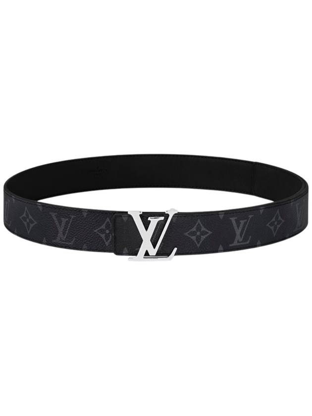 LV Initiales Reversible Monogram Leather Belt Black - LOUIS VUITTON - BALAAN 3