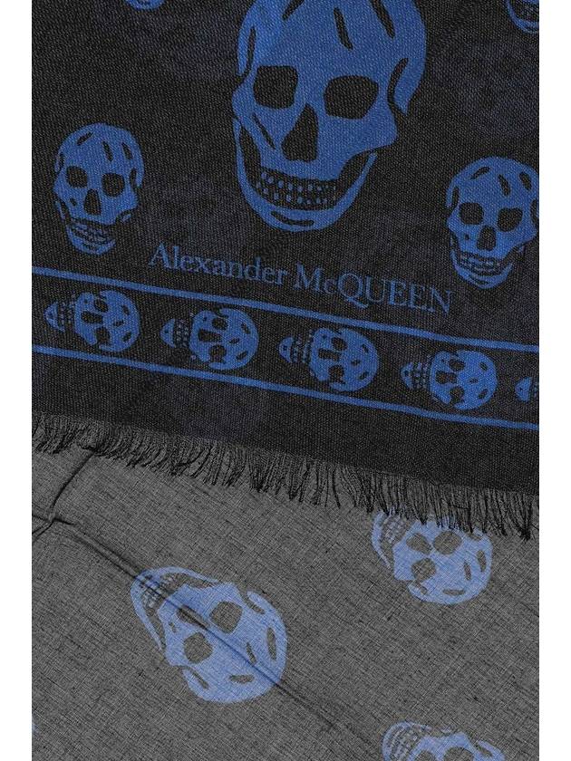 23 ss Biker Skull Silk Blend Scarf 5577174943Q1036 B0710242346 - ALEXANDER MCQUEEN - BALAAN 4