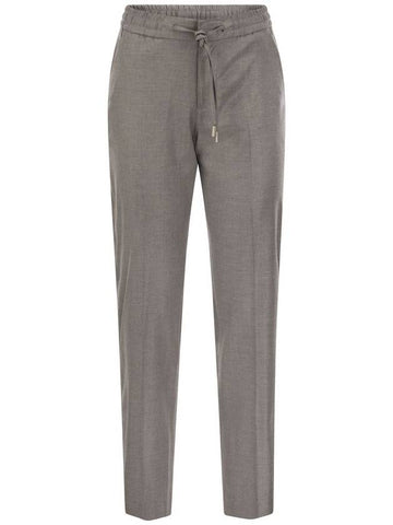 ERIKA - Fluid wool twill pants - PT TORINO - BALAAN 1