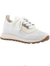 Women's Monilli Knit Low Top Sneakers White - BRUNELLO CUCINELLI - BALAAN 2