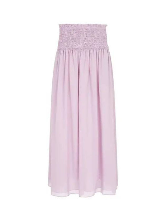 Women s Smoke Waist Chiffon Skirt Light Purple 271827 - EMPORIO ARMANI - BALAAN 1