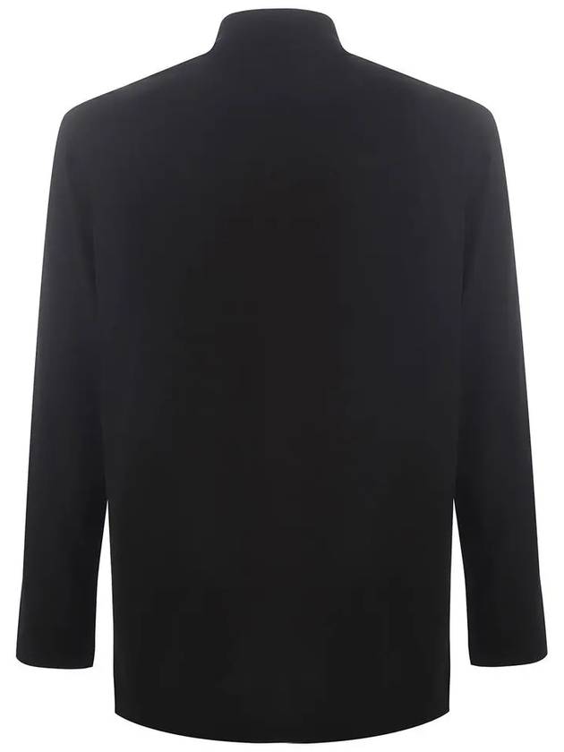 Classic Mock Neck Long Sleeve T-Shirt Black - Y-3 - BALAAN 4