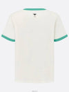 Dioriviera T shirt Ecru Aquamarina Cotton Jersey - DIOR - BALAAN 2