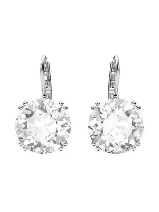 Millenia Drop Earrings White Silver - SWAROVSKI - BALAAN 2