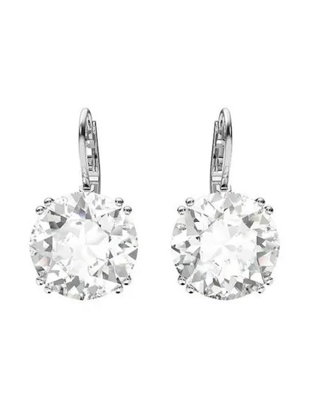 Millenia Drop Earrings White Silver - SWAROVSKI - BALAAN 3